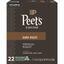 Peet's Coffee & Tea French Roast Coffee K-Cups, 22/Box Product Image 