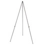 MasterVision Instant Easel, 61.5" High, Black, Steel, Lightweight Product Image 