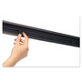 MasterVision Basic Tripod Melamine Presentation Easel, 22.5" x 42", White Surface, Black Plastic/Steel Frame Product Image 