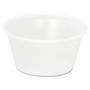 Pactiv Evergreen Plastic Portion Cup, 2 oz, Translucent, 200/Bag, 12 Bags/Carton Product Image 