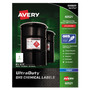 Avery UltraDuty GHS Chemical Waterproof and UV Resistant Labels, 8.5 x 11, White, 50/Pack Product Image 