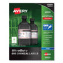 Avery UltraDuty GHS Chemical Waterproof and UV Resistant Labels, 2 x 4, White, 10/Sheet, 50 Sheets/Pack Product Image 