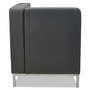 Alera QUB Series Corner Sectional, 26.38" x 26.38" x 30.5", Black Product Image 