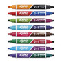 EXPO 2-in-1 Dry Erase Markers, Fine/Broad Chisel Tips, Assorted Colors, 8/Pack Product Image 