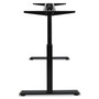 Alera AdaptivErgo Sit-Stand Pneumatic Height-Adjustable Table Base, 59.06" x 28.35" x 26.18" to 39.57", Black Product Image 
