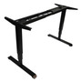 Alera AdaptivErgo Sit-Stand 3-Stage Electric Height-Adjustable Table Base w/Memory Control, 48.06 x 24.35 x 25 to 50.7,Black Product Image 