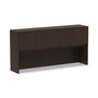 Alera Valencia Series Hutch with Doors, 4 Compartments, 70.63w x 15d x 35.38h, Espresso Product Image 