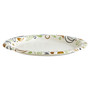 Boardwalk Deerfield Printed Paper Plates, 6" dia, Coated/Soak Proof, White/Yellow/Green/Purple, 250/Pack, 4 Packs/Carton Product Image 