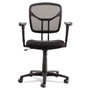 OIF Swivel/Tilt Mesh Task Chair with Adjustable Arms, Supports Up to 250 lb, 17.72" to 22.24" Seat Height, Black Product Image 