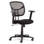 OIF Swivel/Tilt Mesh Task Chair with Adjustable Arms, Supports Up to 250 lb, 17.72" to 22.24" Seat Height, Black Product Image 