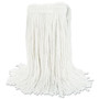 Boardwalk Cut-End Wet Mop Head, Rayon, No. 24, White Product Image 