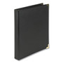 Samsill Classic Collection Ring Binder, 3 Rings, 1" Capacity, 11 x 8.5, Black Product Image 