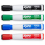 EXPO Magnetic Dry Erase Marker, Broad Chisel Tip, Assorted Colors, 4/Pack Product Image 