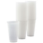 Dart High-Impact Polystyrene Cold Cups, 16 oz, Plastic, Translucent, 50/Sleeve, 20 Sleeves/Carton Product Image 