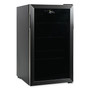 Alera 3.4 Cu. Ft. Beverage Cooler, Stainless Steel/Black Product Image 