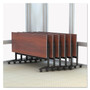 Alera Reversible Laminate Table Top, Rectangular, 59.5w x 23.63,Medium Cherry/Mahogany Product Image 