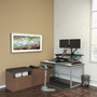 Alera Reversible Laminate Table Top, Rectangular, 59.38w x 29.5d, White/Gray Product Image 
