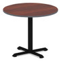 Alera Reversible Laminate Table Top, Round, 35.5" Diameter, Medium Cherry/Mahogany Product Image 