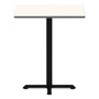 Alera Reversible Laminate Table Top, Square, 35.38w x 35.38d, White/Gray Product Image 