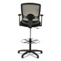 Alera Etros Series Mesh Stool, Supports Up to 275 lb, 25.19" to 35.23" Seat Height, Black Product Image 