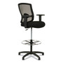 Alera Etros Series Mesh Stool, Supports Up to 275 lb, 25.19" to 35.23" Seat Height, Black Product Image 