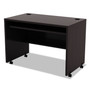 Alera Valencia Series Mobile Workstation Desk, 41.38" x 23.63" x 30", Espresso Product Image 