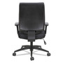 Alera Wrigley Series High Performance Mid-Back Synchro-Tilt Task Chair, Supports 275 lb, 17.91" to 21.88" Seat Height, Black Product Image 