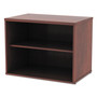 Alera Open Office Desk Series Low Storage Cabinet Credenza, Woodgrain Laminate, 29.5w x 19.13d x 22.78h, Medium Cherry Product Image 