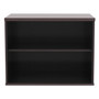 Alera Open Office Desk Series Low Storage Cabinet Credenza, Woodgrain Laminate, 29.5w x 19.13d x 22.78h, Espresso Product Image 
