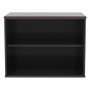 Alera Open Office Desk Series Low Storage Cabinet Credenza, Woodgrain Laminate, 29.5w x 19.13d x 22.78h, Espresso Product Image 