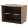 Alera Open Office Desk Series Low Storage Cabinet Credenza, Woodgrain Laminate, 29.5w x 19.13d x 22.78h, Modern Walnut Product Image 