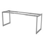 Alera Open Office Desk Series Adjustable O-Leg Desk Base, 47.25 to 70.78w x 23.63d x 28.5h, Silver Product Image 