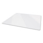 deflecto Premium Glass All Day Use Chair Mat - All Floor Types, 44 x 50, Rectangular, Clear Product Image 