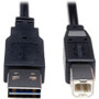 Tripp Lite series Universal Reversible USB 2.0 A-Male to B-Male Device Cable - 6ft - 6 ft USB Data Transfer Cable - First End: 1 x 4-pin USB 2.0 Type A - Male - Second End: 1 x 4-pin USB 2.0 Type B Product Image 