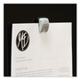 Advantus Grip-A-Clip Magnetic/Adhesive Clips, 0.13" Jaw Capacity, Gray, 10/Box Product Image 