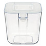 deflecto Stackable Caddy Organizer, Small, Plastic, 4.33 x 4 x 4.38, White Product Image 