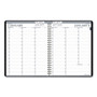 House of Doolittle Recycled Professional Weekly Planner, 15-Minute Appts, 11 x 8.5, Black Wirebound Soft Cover, 24-Month (Jan-Dec): 2024-2025 View Product Image