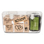 deflecto Stackable Caddy Organizer, Medium, Plastic, 8.8 x 4 x 4.38, White Product Image 