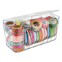 deflecto Stackable Caddy Organizer, Medium, Plastic, 8.8 x 4 x 4.38, White Product Image 