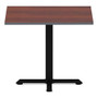 Alera Hospitality Series Single-Column Bases, 27.5" Diameter, 28.5"h, 300 lb Cap, Steel, Black Product Image 