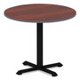 Alera Hospitality Series Single-Column Bases, 27.5" Diameter, 28.5"h, 300 lb Cap, Steel, Black Product Image 