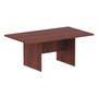 Alera Valencia Series Conference Table, Rectangular, 70.88w x 41.38d x 29.5h, Medium Cherry Product Image 