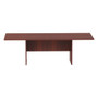 Alera Valencia Series Conference Table, Rectangular, 94.5w x 41.38d x 29.5h, Medium Cherry Product Image 