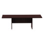 Alera Valencia Series Conference Table, Rectangular, 94.5w x 41.38d x 29.5h, Mahogany Product Image 