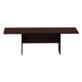 Alera Valencia Series Conference Table, Rectangular, 94.5w x 41.38d x 29.5h, Mahogany Product Image 