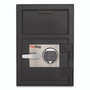FireKing Depository Security Safe, 2.72 cu ft, 24w x 13.4d x 10.83h, Black Product Image 