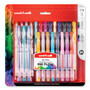 uniball Gel Pen, Stick, Assorted Point Sizes, Assorted Ink and Barrel Colors, 24/Pack Product Image 