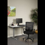 Alera Elusion II Series Mesh Mid-Back Swivel/Tilt Chair, Supports Up to 275 lb, 18.11" to 21.77" Seat Height, Black Product Image 