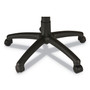 Alera Etros Series Mesh Mid-Back Petite Swivel/Tilt Chair, Supports Up to 275 lb, 17.71" to 21.65" Seat Height, Black Product Image 