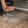 Alera All Day Use Non-Studded Chair Mat for Hard Floors, 46 x 60, Rectangular, Clear Product Image 